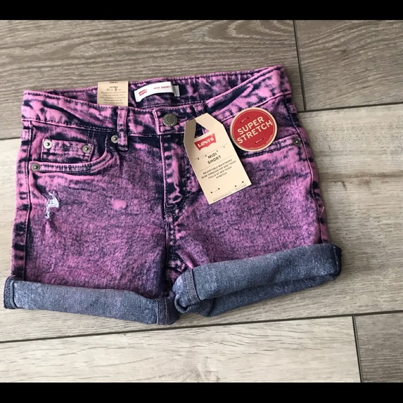 Levi’s girls midi shorts size 10 R - Picture 3 of 8